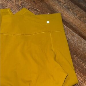 Lululemon Mustard Yellow Leggings